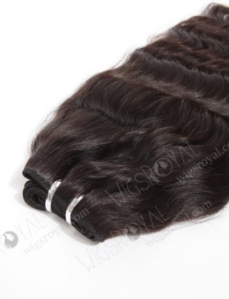 In Stock Indian Virgin Hair 24" Natural Wave Natural Color Machine Weft SM-155
