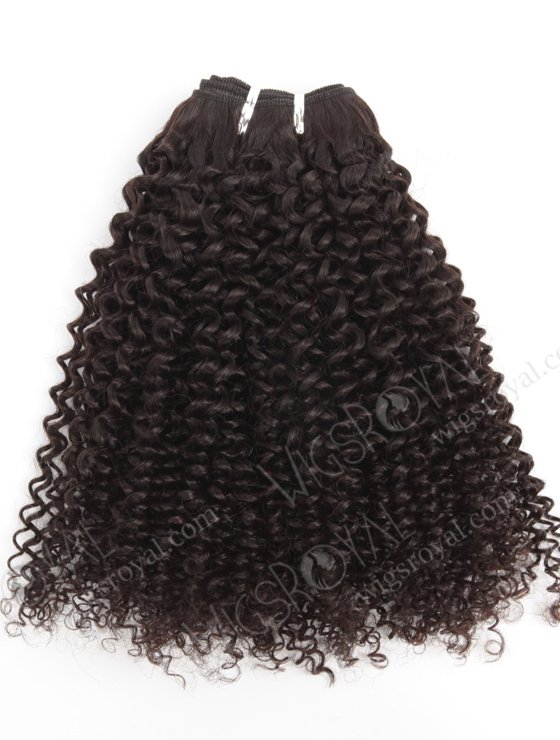 In Stock Brazilian Virgin Hair 16" Jeri Curl Natural Color Machine Weft SM-495-10807