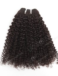 In Stock Brazilian Virgin Hair 16" Jeri Curl Natural Color Machine Weft SM-495