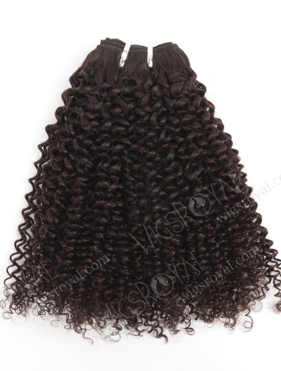 In Stock Brazilian Virgin Hair 16" Jeri Curl Natural Color Machine Weft SM-495