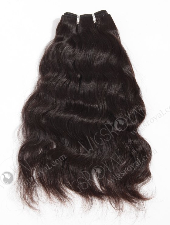 In Stock Brazilian Virgin Hair 14" Natural Wave Natural Color Machine Weft SM-051-11051