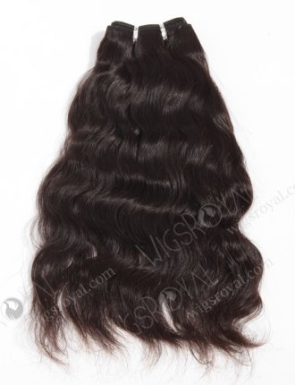 In Stock Brazilian Virgin Hair 14" Natural Wave Natural Color Machine Weft SM-051