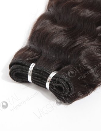 In Stock Brazilian Virgin Hair 14" Natural Wave Natural Color Machine Weft SM-051