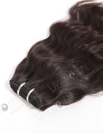 In Stock Brazilian Virgin Hair 12" Natural Wave Natural Color Machine Weft SM-085