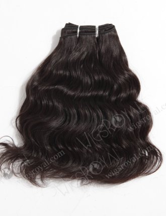 In Stock Brazilian Virgin Hair 10" Natural Wave Natural Color Machine Weft SM-402