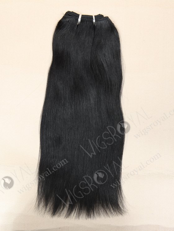 In Stock Indian Remy Hair 14" Straight 1# Color Machine Weft SM-069-10316