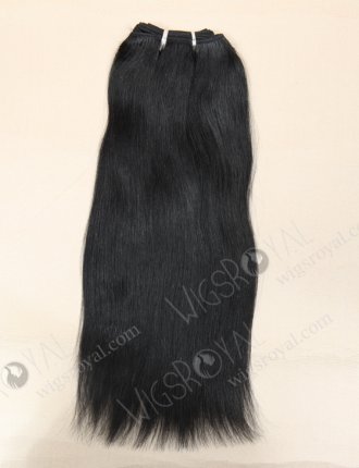 In Stock Indian Remy Hair 14" Straight 1# Color Machine Weft SM-069