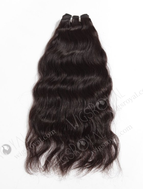 In Stock Brazilian Virgin Hair 16" Natural Wave Natural Color Machine Weft SM-052-11055