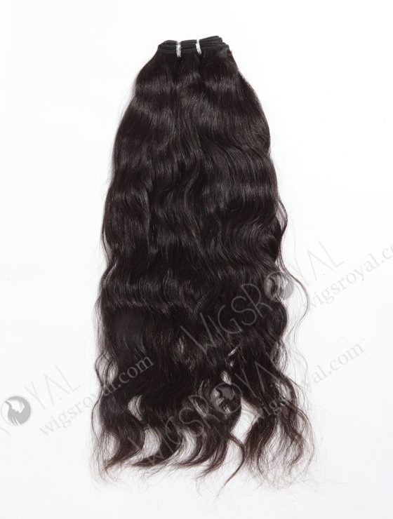 In Stock Brazilian Virgin Hair 18" Natural Wave Natural Color Machine Weft SM-053-11059