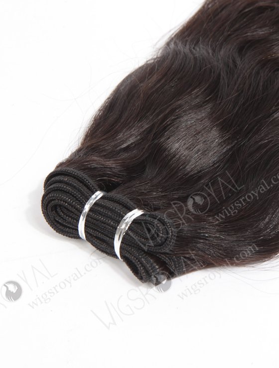 In Stock Brazilian Virgin Hair 18" Natural Wave Natural Color Machine Weft SM-053-11060