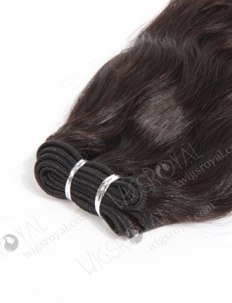 In Stock Brazilian Virgin Hair 18" Natural Wave Natural Color Machine Weft SM-053