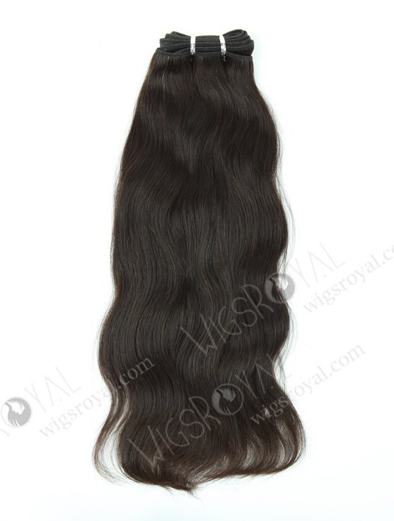 In Stock Indian Remy Hair 16" Natural Straight Natural Color Machine Weft SM-178-10452