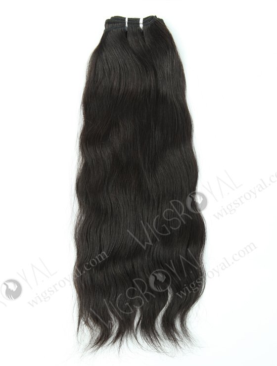 In Stock Indian Remy Hair 18" Natural Straight 1B# Color Machine Weft SM-199-10503