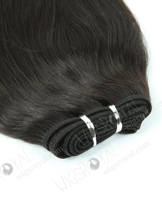 In Stock Indian Remy Hair 18" Natural Straight 1B# Color Machine Weft SM-199-10505