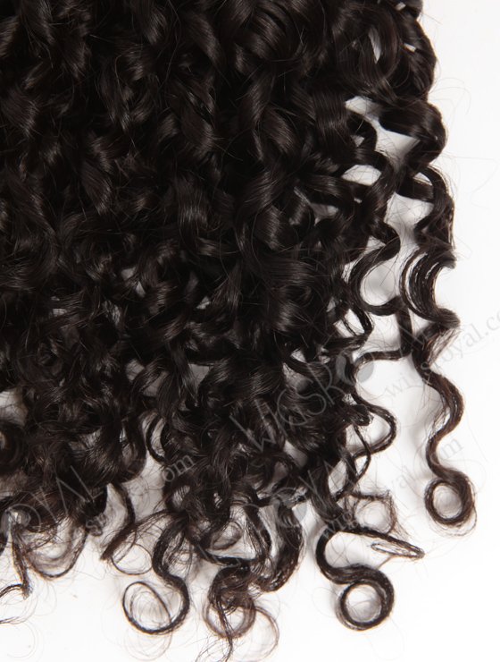 In Stock Brazilian Virgin Hair 16" Coarse Curly Natural Color Machine Weft SM-4135-10680