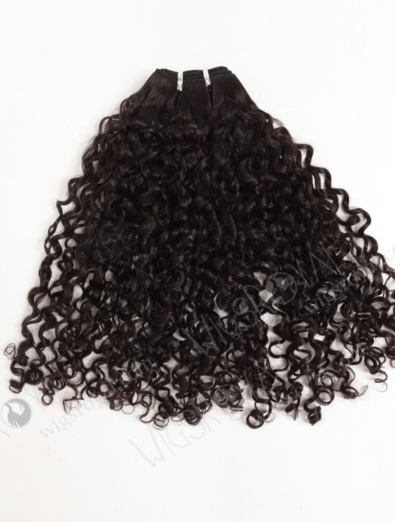 In Stock Brazilian Virgin Hair 20" Coarse Curly Natural Color Machine Weft SM-4137-10693