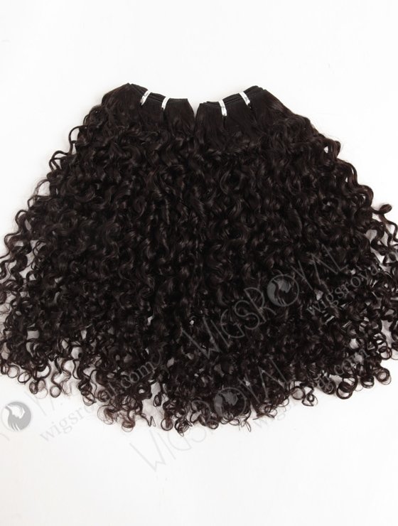 In Stock Brazilian Virgin Hair 20" Coarse Curly Natural Color Machine Weft SM-4137-10692