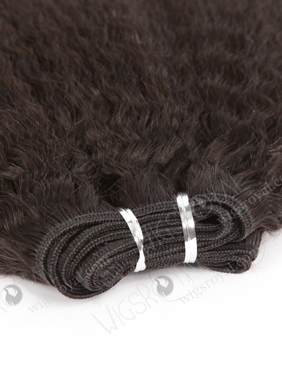 In Stock Brazilian Virgin Hair 18" Kinky Straight Natural Color Machine Weft SM-4120-10961