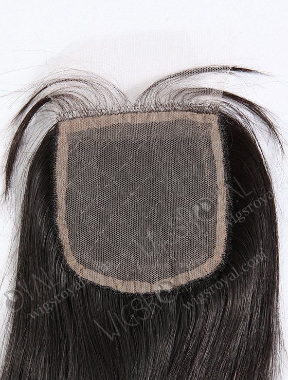 In Stock Brazilian Virgin Hair 14" Straight Natural Color Silk Top Closure STC-213-10429