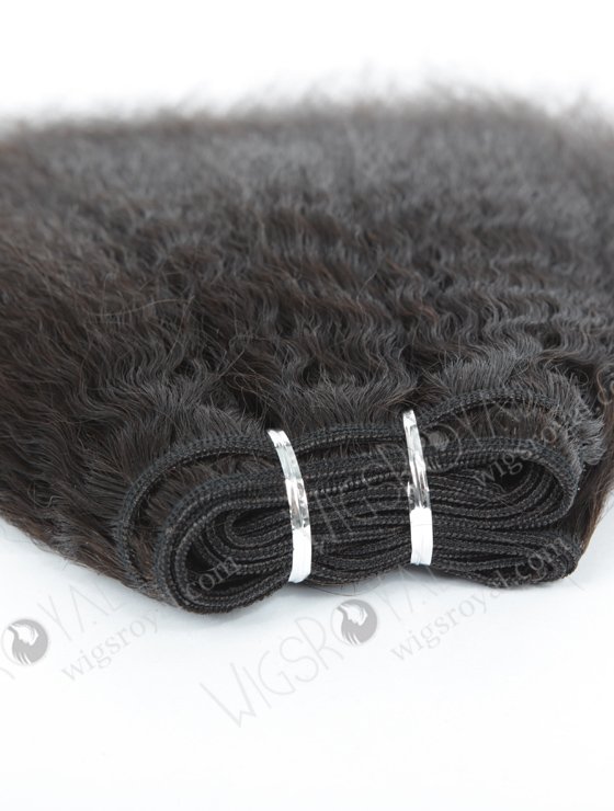 In Stock Brazilian Virgin Hair 10" Kinky Straight Natural Color Machine Weft SM-4116-10936