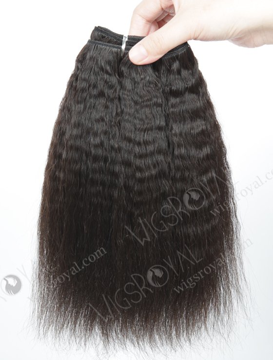 In Stock Brazilian Virgin Hair 10" Kinky Straight Natural Color Machine Weft SM-4116-10938