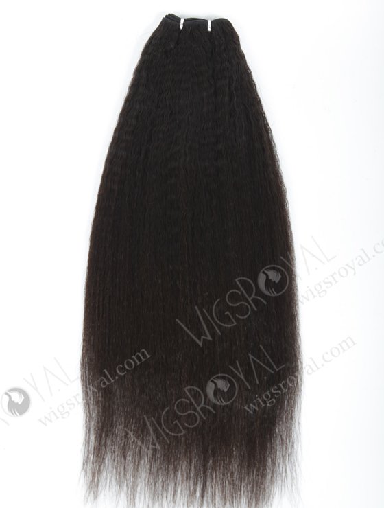 In Stock Brazilian Virgin Hair 20" Kinky Straight Natural Color Machine Weft SM-4121-10963