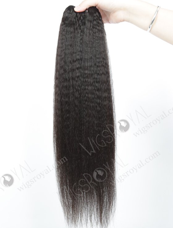 In Stock Brazilian Virgin Hair 20" Kinky Straight Natural Color Machine Weft SM-4121-10965