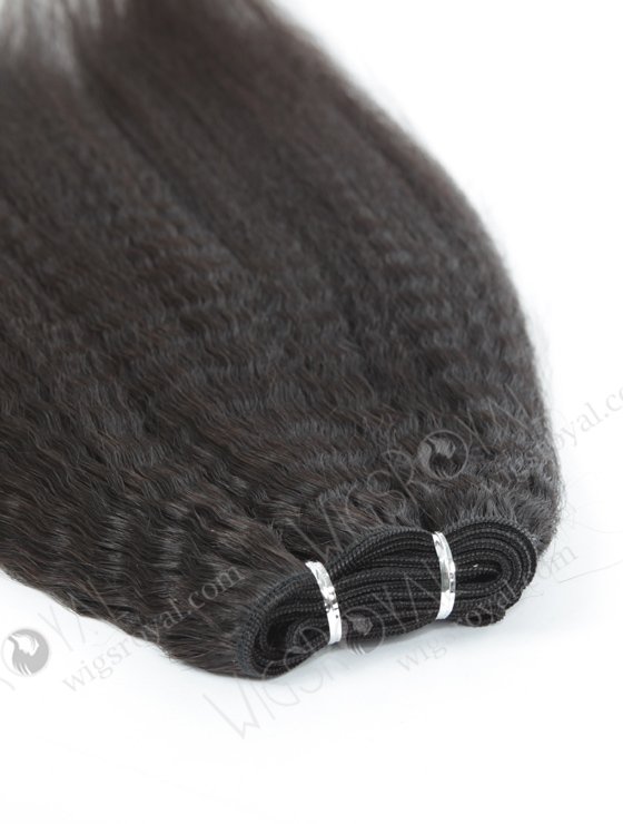 In Stock Brazilian Virgin Hair 20" Kinky Straight Natural Color Machine Weft SM-4121-10964