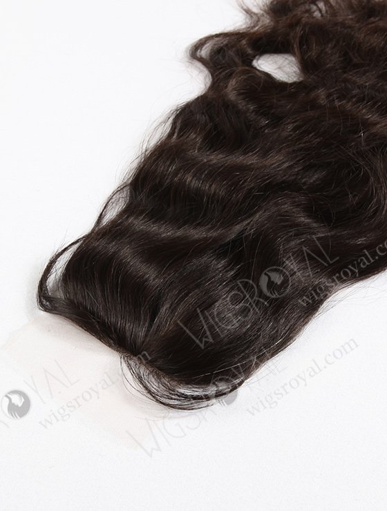 In Stock Brazilian Virgin Hair 18" Natural Straight Natural Color Silk Top Closure STC-202-10563