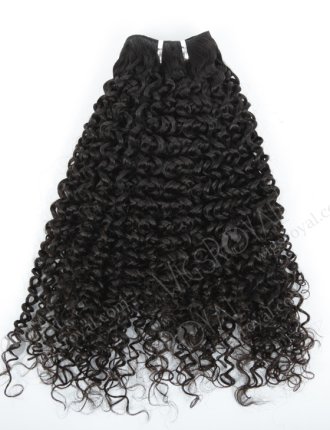 In Stock Brazilian Virgin Hair 18" 7mm Curl Natural Color Machine Weft SM-4108