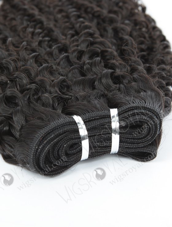 In Stock Brazilian Virgin Hair 18" 7mm Curl Natural Color Machine Weft SM-4108-10889