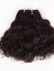In Stock Indian Virgin Hair 12" Body Wave with Big Curl at the bottom Natural Color Machine Weft SM-203