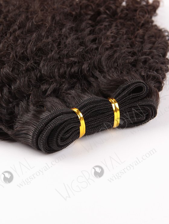 In Stock Indian Virgin Hair 16" Jeri Curl Natural Color Machine Weft SM-207-10617