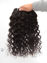 In Stock Brazilian Virgin Hair 18" Caribbean Wave Natural Color Machine Weft SM-4142