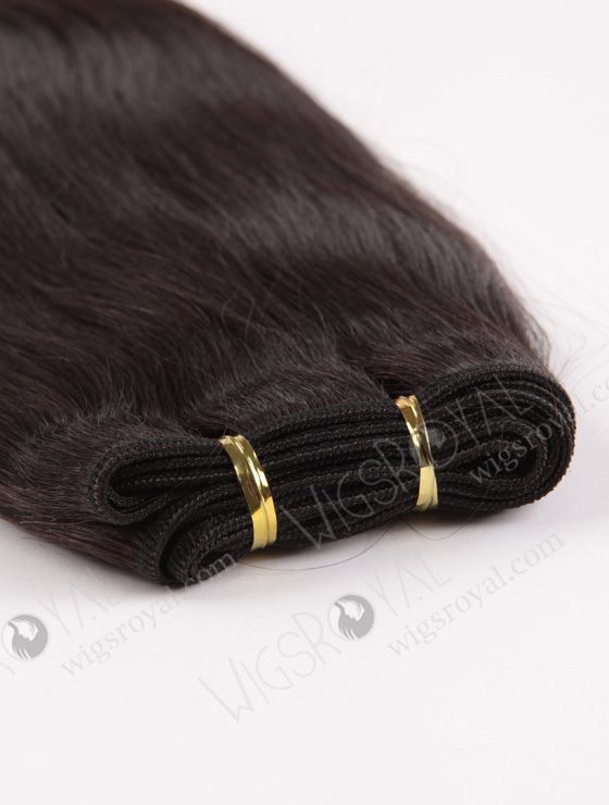 In Stock Indian Remy Hair 18" Yaki 2# Color Machine Weft SM-167-10432