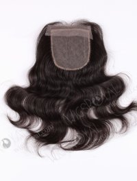 In Stock Malaysian Virgin Hair 12" Natural Straight Natural Color Silk Top Closure STC-38