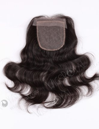 In Stock Malaysian Virgin Hair 12" Natural Straight Natural Color Silk Top Closure STC-38
