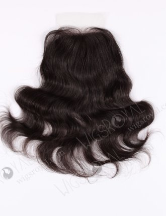 In Stock Malaysian Virgin Hair 12" Natural Straight Natural Color Silk Top Closure STC-38