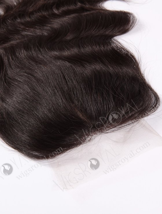 In Stock Malaysian Virgin Hair 12" Natural Straight Natural Color Silk Top Closure STC-38-10302