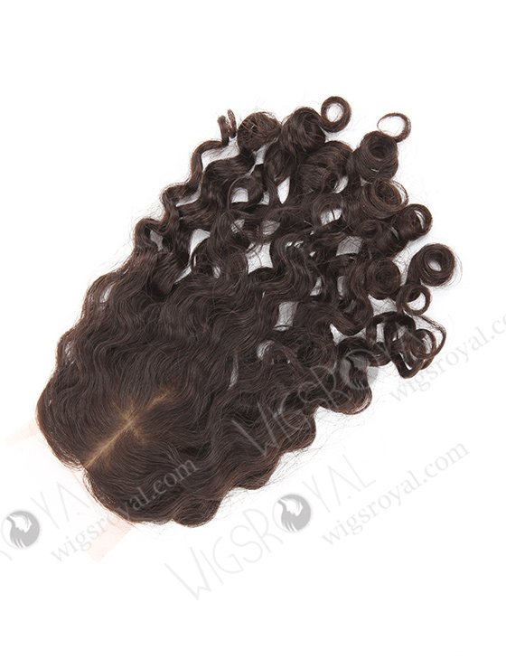 In Stock Brazilian Virgin Hair 12" Molado Curl Natural Color Silk Top Closure STC-377-10587