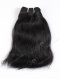 In Stock Indian Remy Hair 10" Natural Straight 1# Color Machine Weft SM-190