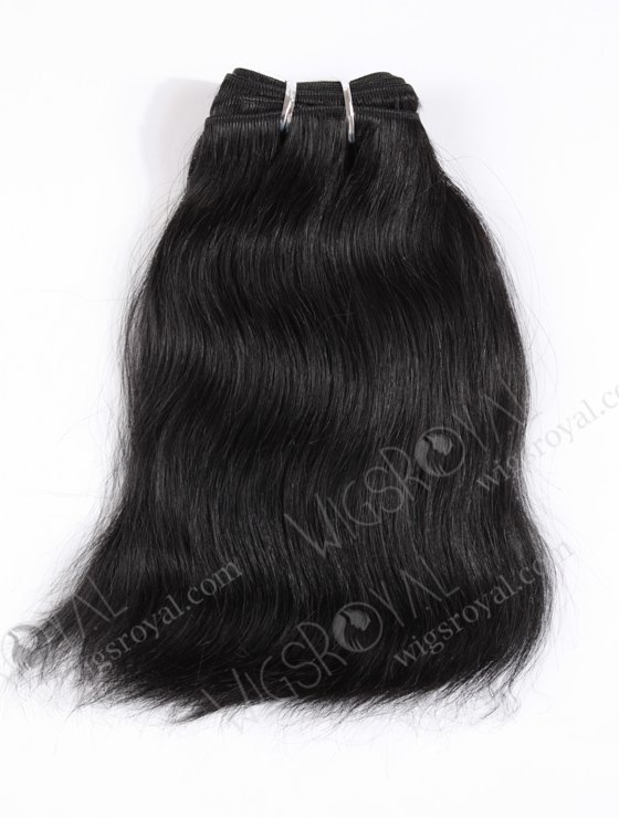 In Stock Indian Remy Hair 10" Natural Straight 1# Color Machine Weft SM-190-10480