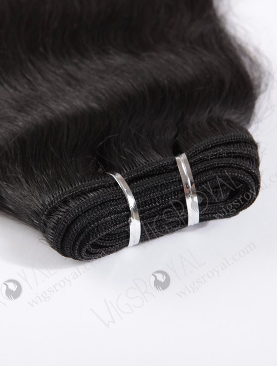 In Stock Indian Remy Hair 10" Natural Straight 1# Color Machine Weft SM-190-10481