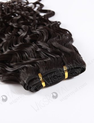 In Stock Indian Virgin Hair 18" Very Wavy 25mm Natural Color Machine Weft SM-213