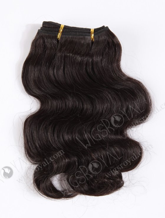 In Stock Indian Remy Hair 12" Body Wave Natural Color Machine Weft SM-059-10343