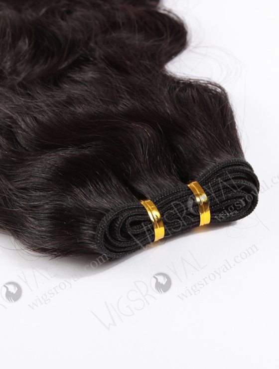 In Stock Indian Virgin Hair 26" Natural Wave Natural Color Machine Weft SM-214-10571