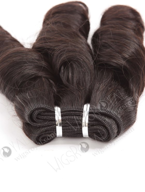 In Stock Indian Virgin Hair 16" Big Loose Curl Natural Color Machine Weft SM-225-10523