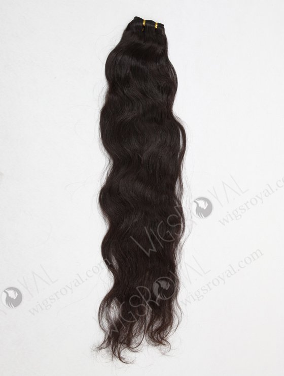 In Stock Indian Virgin Hair 28" Natural Wave Natural Color Machine Weft SM-215-10575