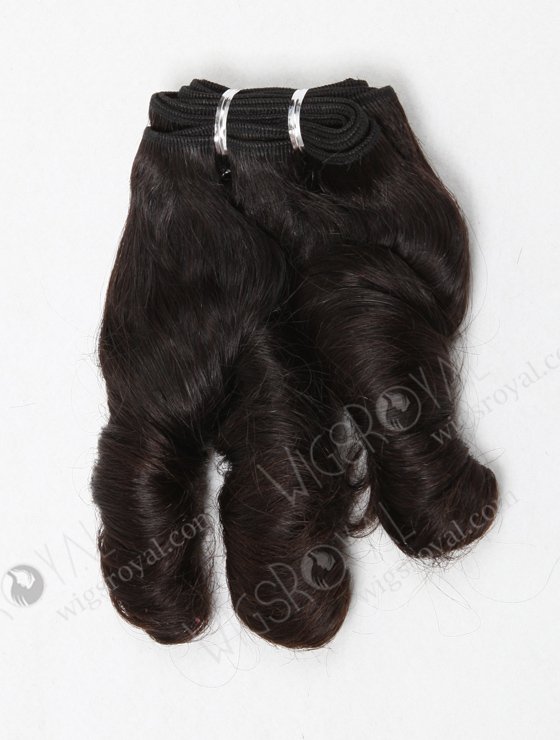 In Stock Indian Virgin Hair 12" Big Loose Curl Natural Color Machine Weft SM-216-10518