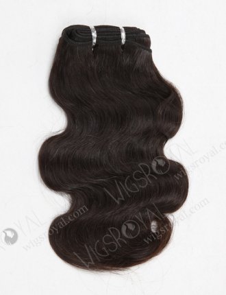 In Stock Brazilian Virgin Hair 12" Body Wave Natural Color Machine Weft SM-452